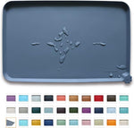 Waterproof Pet Feeding Mat with Raised Edges For Food & Water