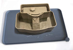 Waterproof Pet Feeding Mat with Raised Edges For Food & Water