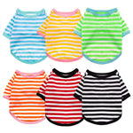 Summer Stripe Dog Tshirt Vest Pet Clothing for Small Dogs Yorkshire Terrier Shih Tzu Shirts Puppy Cat Clothes chaleco para perro