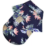 Hawaiian Style Pet Dog Clothe Summer SandBeach Dog Shirts for Small Medium Dogs Puppy Cat Clothing Ropa Perro Pug French Bulldog