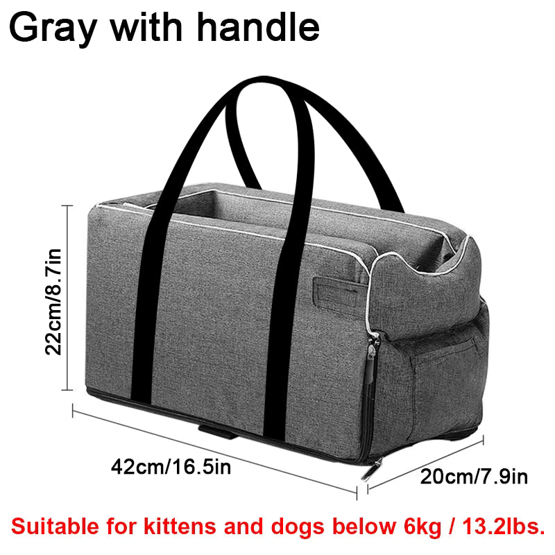 Portable Dog Cat Car Seat Travel Companionship Safety Pet Car Bed Transport Dog Carrier Protection House Cat Accessories