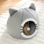 Deep Sleeping Cat Bed Cave Nest With Soft Mat Bed For Cats Pet Products Bag Sofa Pet House Dog Basket Tent Bearded Cama Para